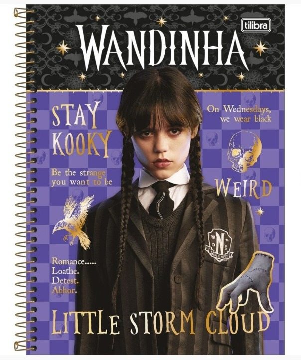 CADERNO C.D. 1X1 WANDINHA 80F